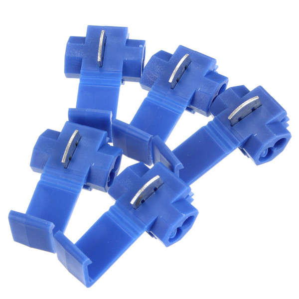 50pcs Scotch Lock Quick Splice 18-14 AWG Wire Connector Blue