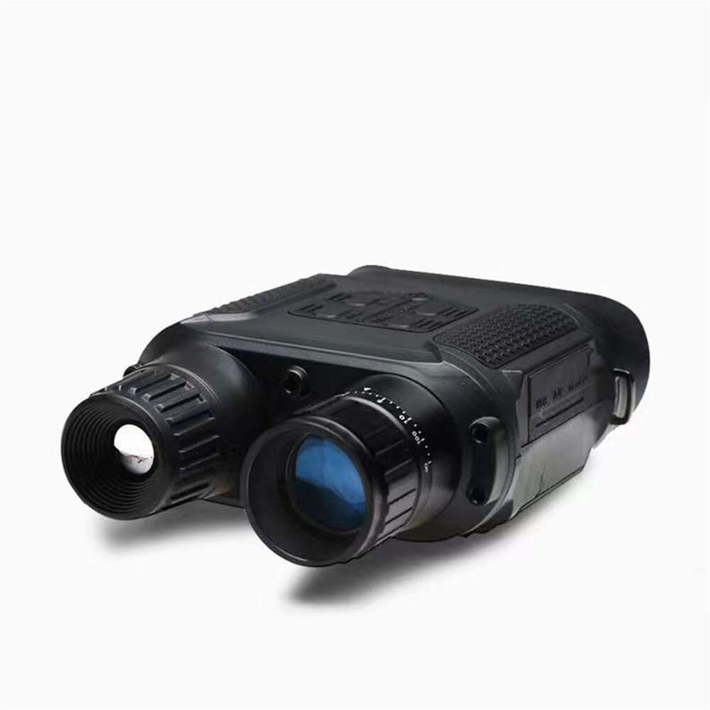 Black - Night Vision Binoculars with Digital Infrared System, Hunting Gear with Widescreen Display H