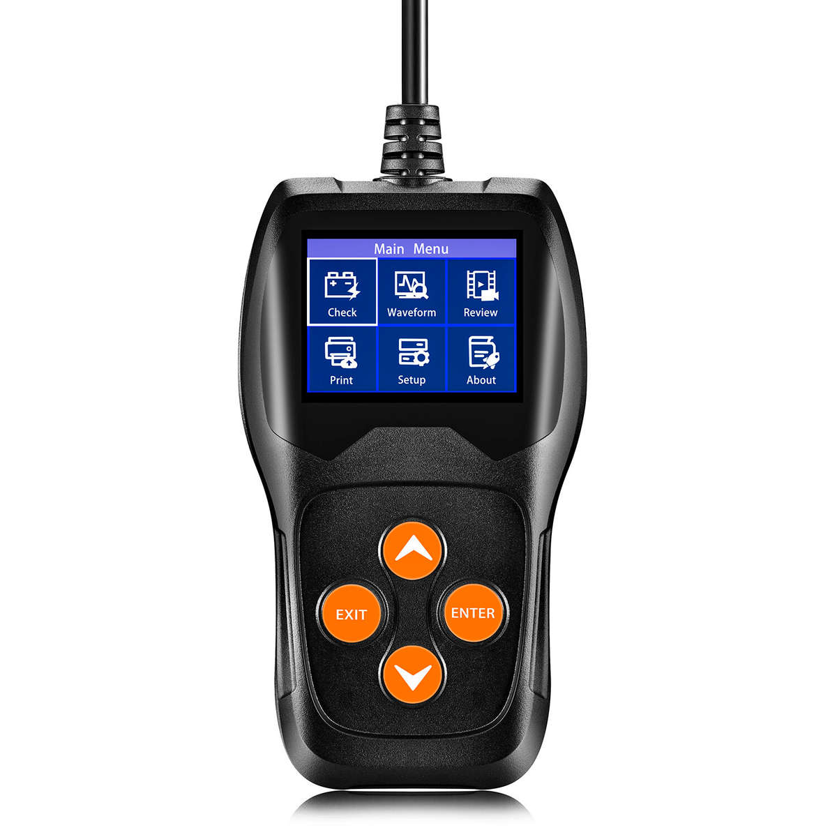 KONNWEI KW600 12V Car Battery Tester Analyzer 100 to 2000CCA Cranking 30- 220 AH