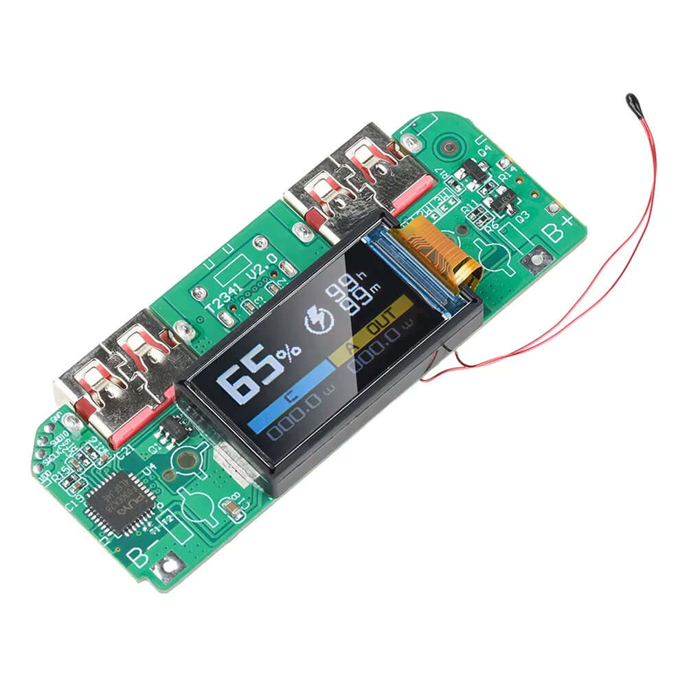 Type-C + Micro USB - 22.5W Dual Bidirectional Fast Charger Buck Converter Type-C USB Mobile Power Mo
