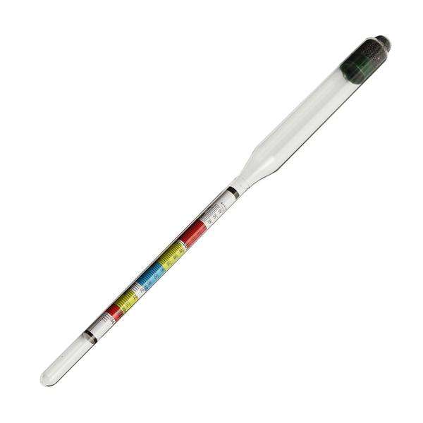 28cm Clear Glass Triple Scale Hydrometer For Home Brew Alcohol Making