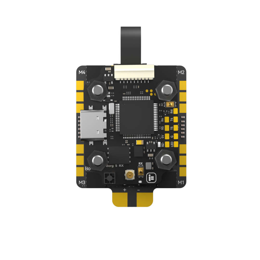 FC+ESC - 20*20mm iFlight Borg 5S Flight Controller 5V 12V BEC with 60A 60RS 4-8S ESC Stack Built-in