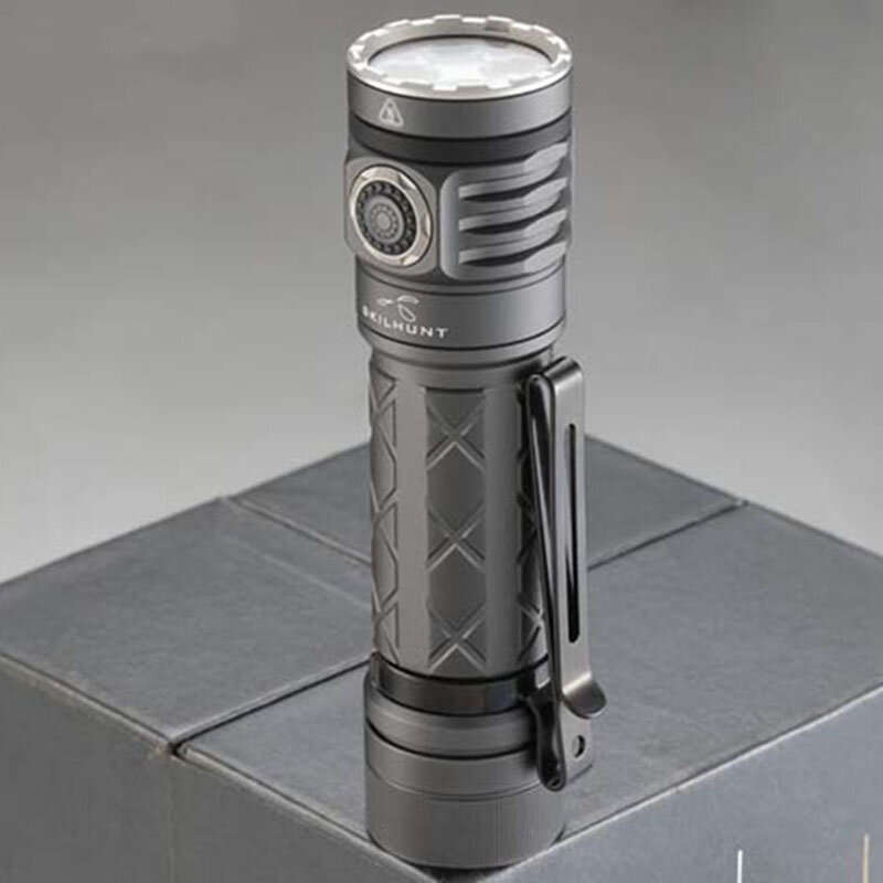 Neutral White - SKILHUNT EC300 SST20 2600 Lumens 21700 Rechargeable LED Flashlight With Multi-color