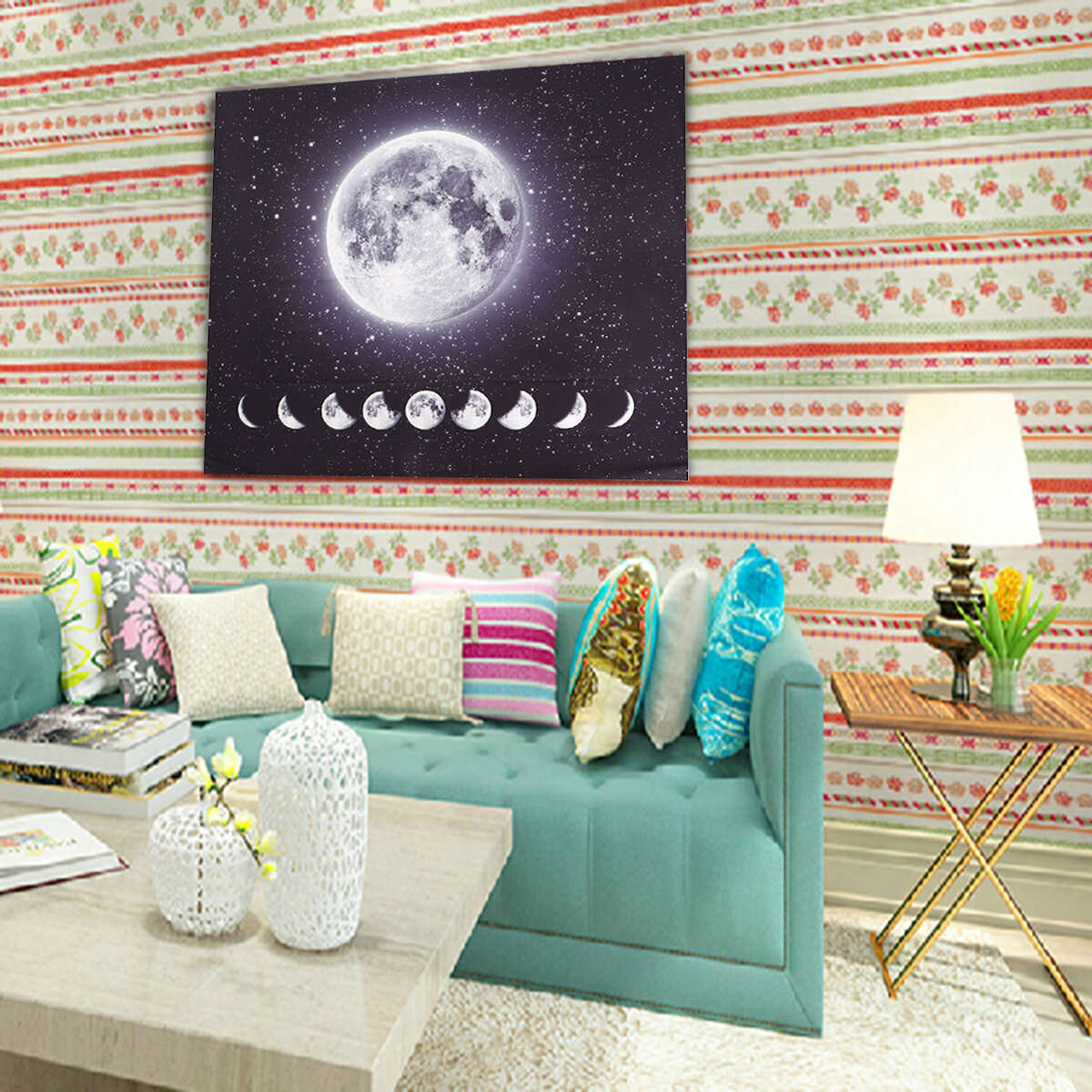 Printing Wall Hanging Tapestry Backdrop Decor Landscape Blanket Home Living Room Office Art Wall Orn