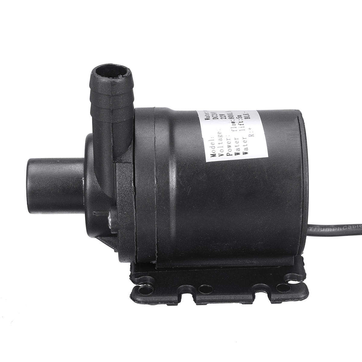 800L/H 12V/24V DC 5M Submersible Hot Water Circulation Pump Solar Brushless Motor