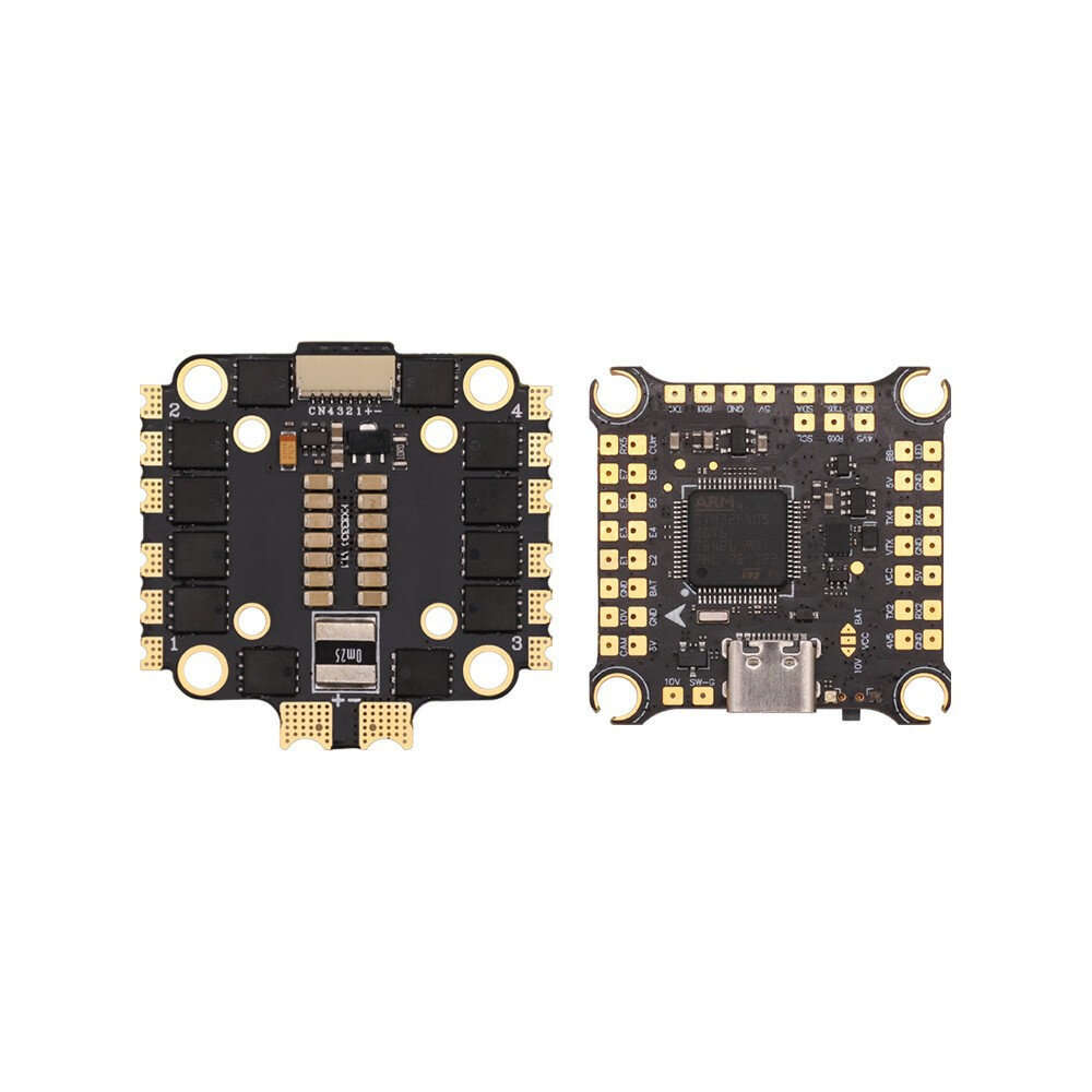 Stack - 30.5x30.5mm HAKRC F4530 V2 2-6S Flight Controller 8Bit 50A 4in1 ESC Stack ICM42688 for RC FP