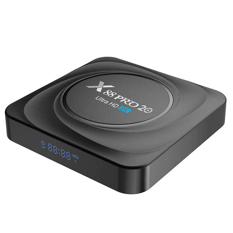 EU Plug - X88 PRO20 8+64G Anroid 11.0 TV Box RK3566 Quad-core Support 8K UHD WiFi 6 bluetooth-Compat