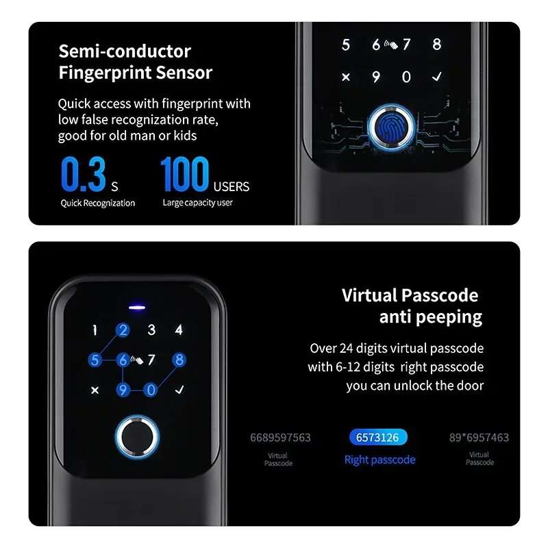TTLock Ver. - K5 Tuya/TTlock Smartkey Lock Box Wireless Electronic Key Safe with Digital Code App Co
