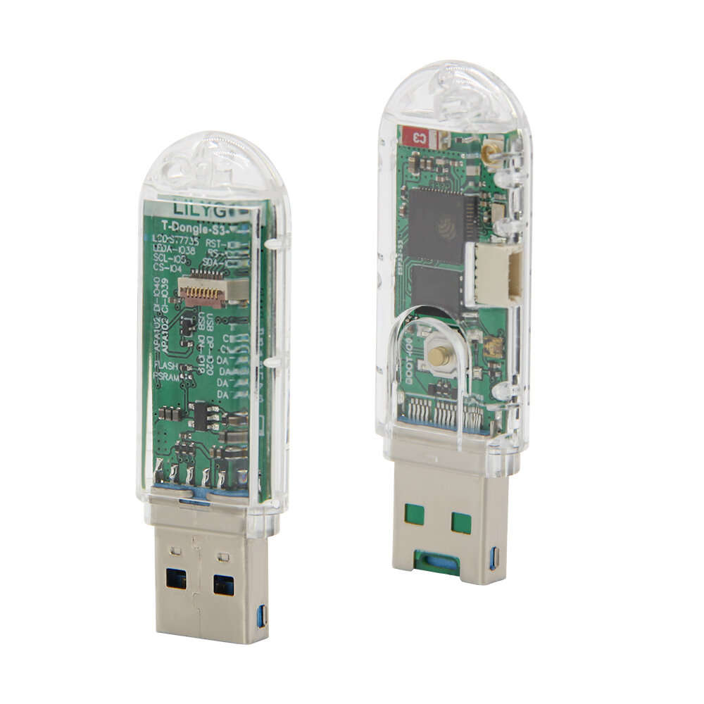 With Screen - LILYGO T-Dongle-S3 Development Board 0.96inch LCD Display Screen Support WiFi bluetoot