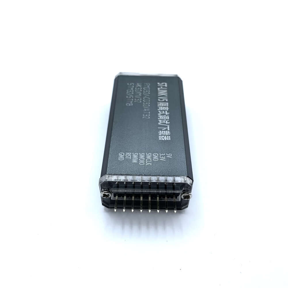 Black - ST-LINK V5 STM32 Isolation Downloader Emulator with Short Circuit Protection Burner