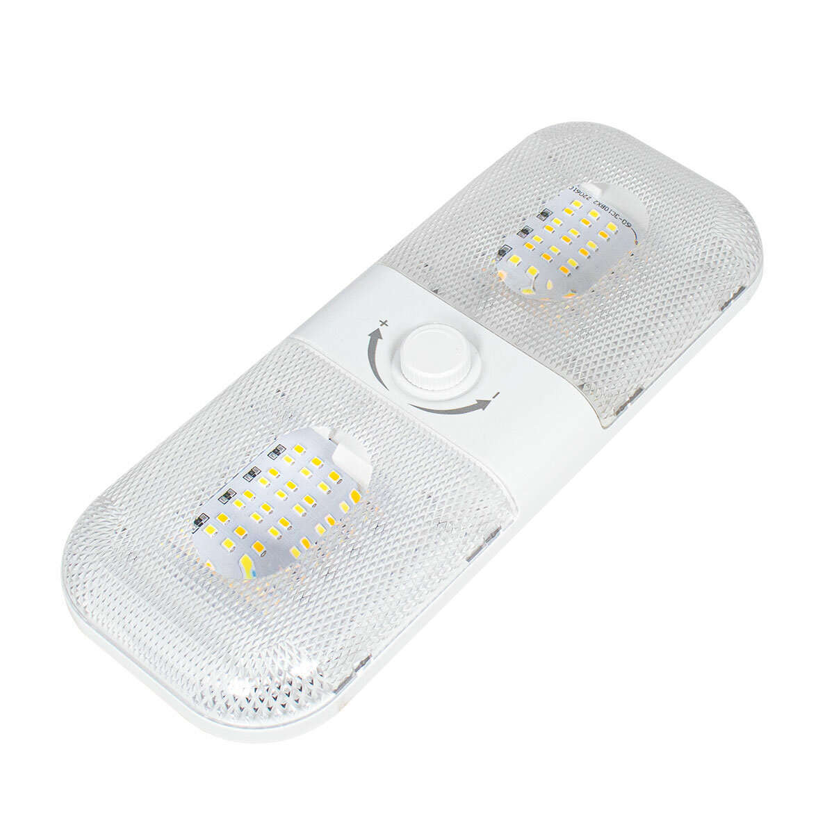 RV Interior LED Ceiling Light Camper Trailer Single Dome 12v-24v 1700LM Dimmer