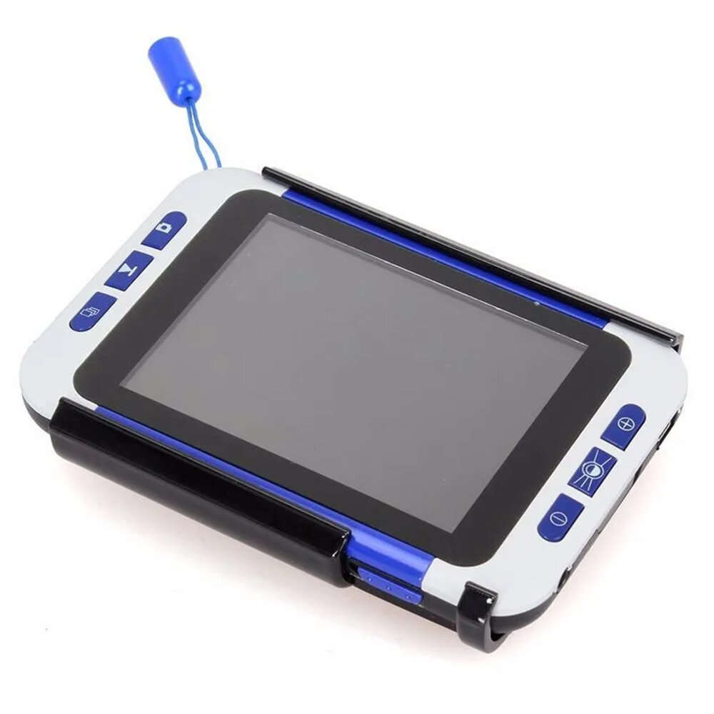 US Plug - 2-32X 3.5 inch LCD Digital Magnifier Portable Reading Aid Rechargeable Battery TV-OUT Mult