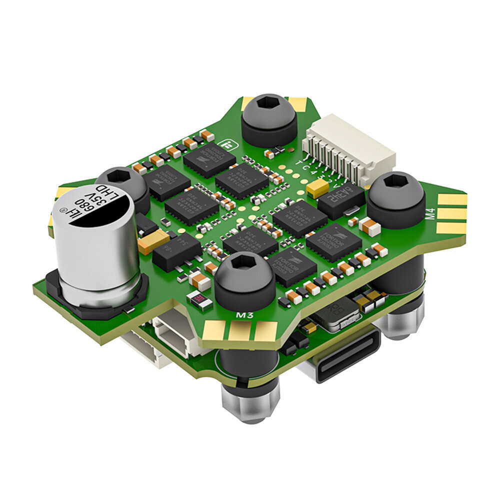 FC+ESC - 20x20mm iFlight BLITZ Mini F745 F7 Flight Controller E55 Mini 55A BL_32 4In1 Brushless ESC
