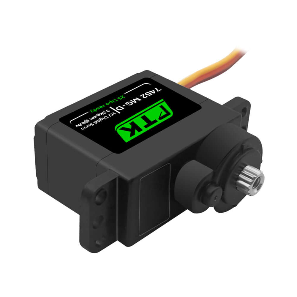 6Pcs - PTK VOTIK 7452 MG-D 9g Digital Servo Metal Gear For EPP Airplane RC Aircraft Fixed Wing Helic