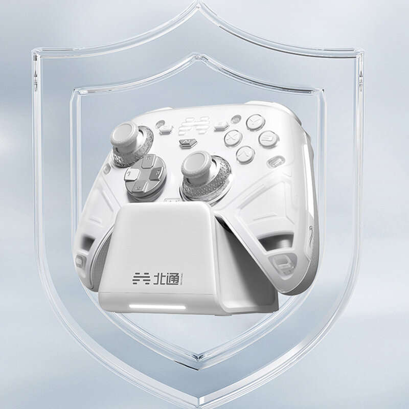 White - BEITONG Game Controller RGB Charging Dock for KP Series KP20/40/KP70 Gamepad Charging Statio