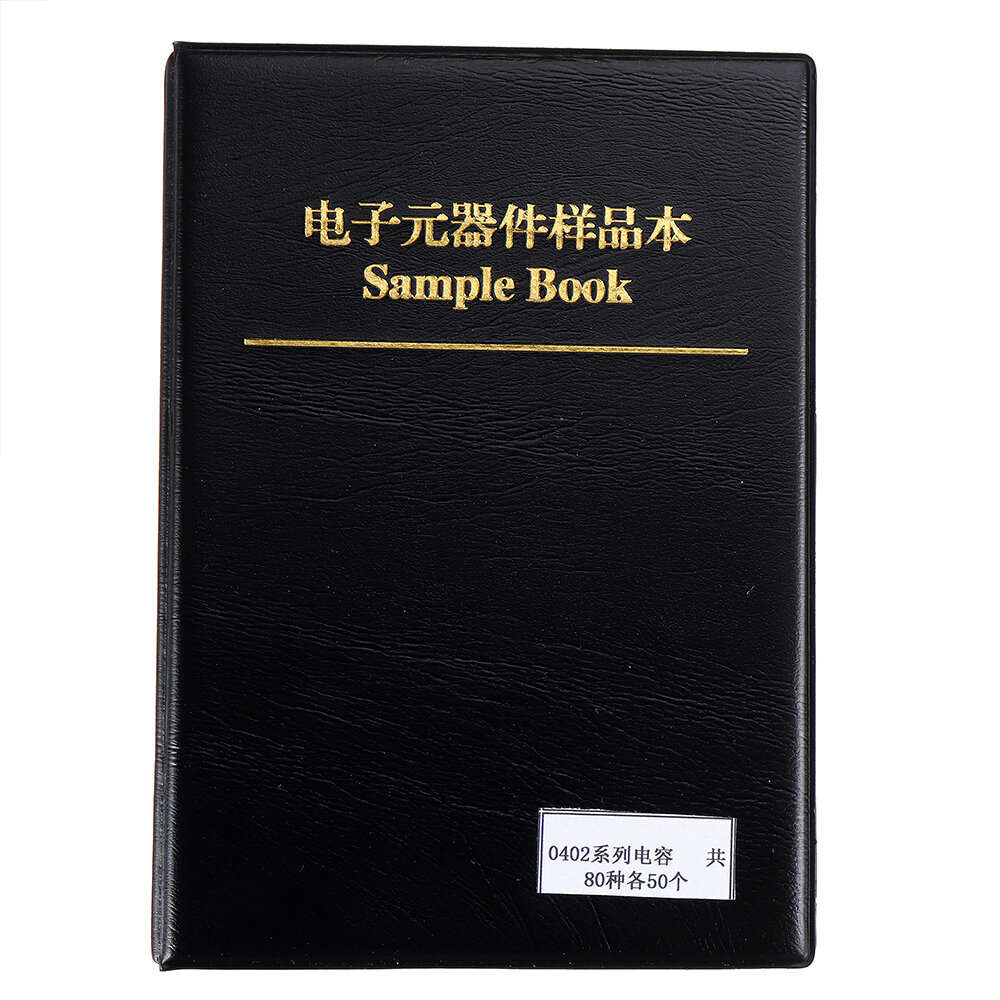 0402 SMD Resistor Sample Book 0R~10M 1% 170valuesx50pcs=8500pcs + Capacitor 80valuesX50pcs=4000pcs 0