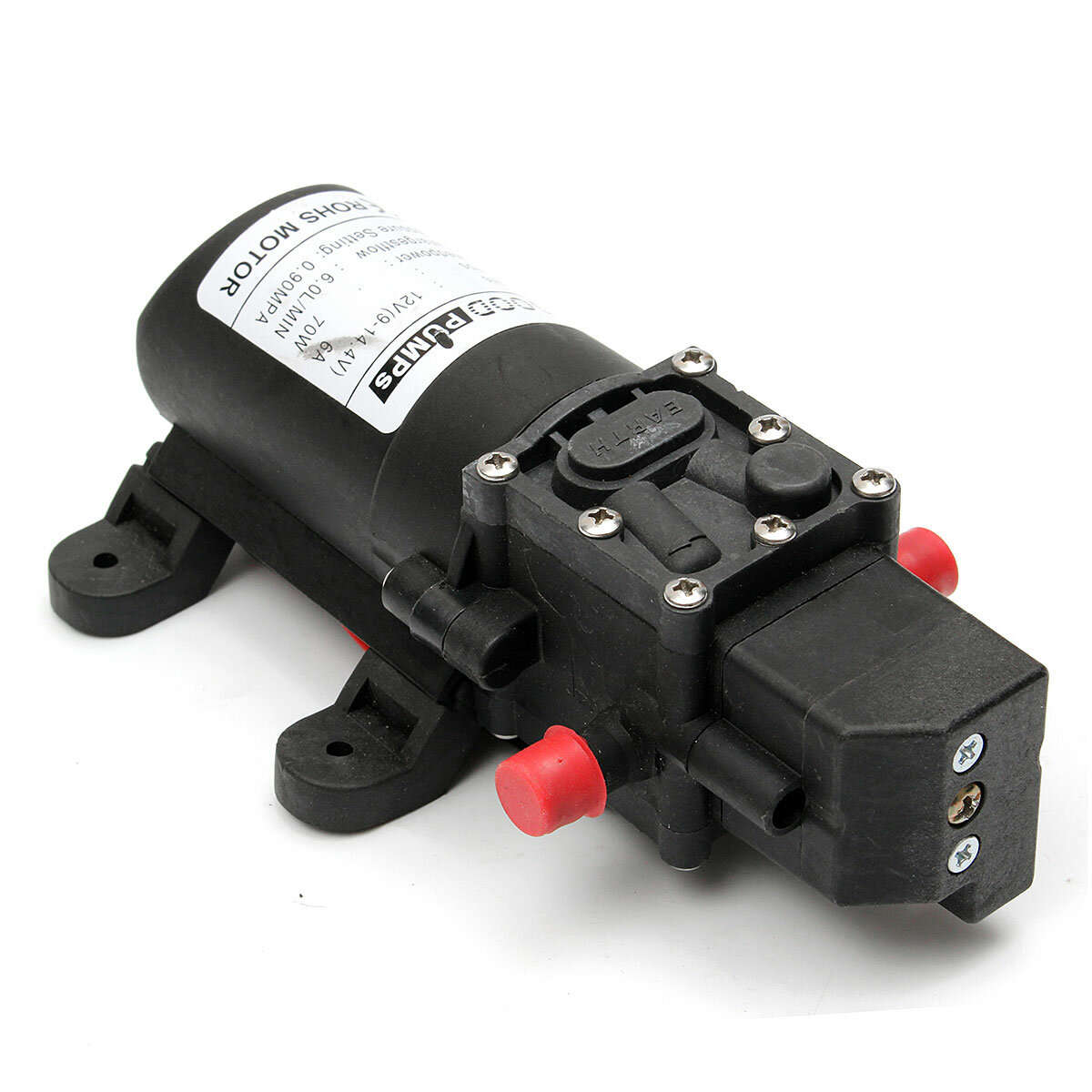 Fl-3308 130Psi 6L/Min Water High Pressure Diaphragm Pump Caravan Boat Dc 12V 72W