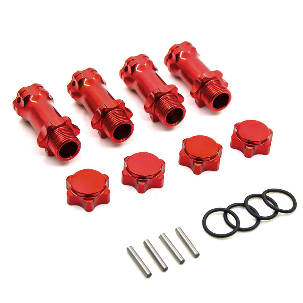 Titanium - 17mm Extended Connector Coupler For ZD Racing HSP 1/8 RC Car Parts