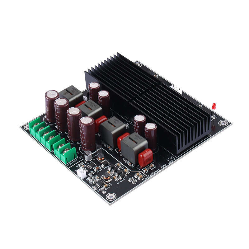Black - HIFI Dual-Core TPA3255 Stereo Amplifier Board 2 Channel 600W+600W Class D Digital Power Amp