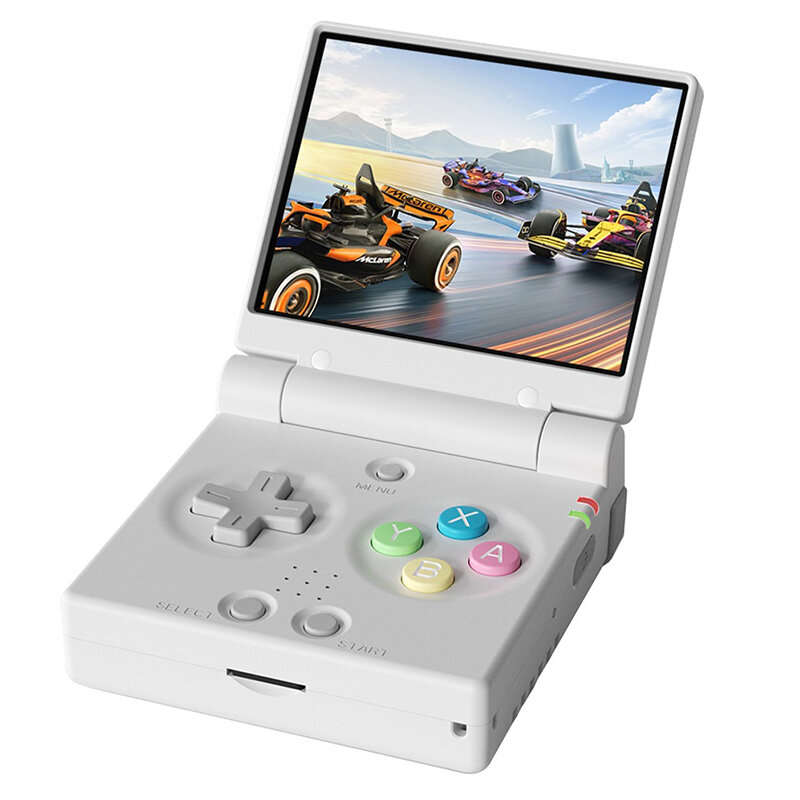 Grey - [No Card] Miyoo Mini Flip Handheld Game Console 2.8-Inch IPS Screen WiFi Multiplayer 2500mAh