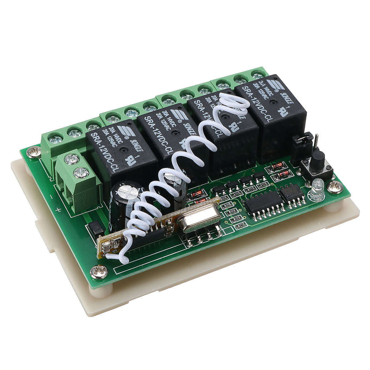 Geekcreit 12V 4CH Channel 433Mhz Wireless Remote Control Switch With 2 Transmitter