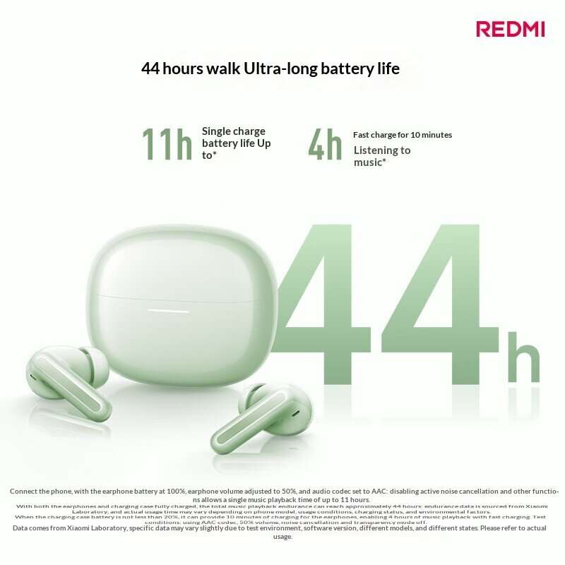 White - XIAOMI REDMI Buds 8 TWS Earbuds bluetooth Wireless ANC Earphone Actice Noise Cancelling 11mm