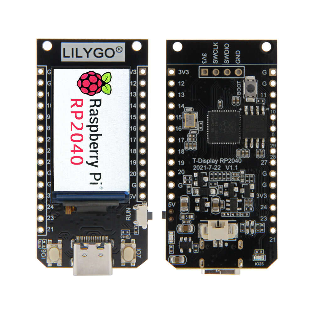 LILYGO TTGO T-Display RP2040 with Shell Raspberry Pi Module 1.14 inch LCD Development Board