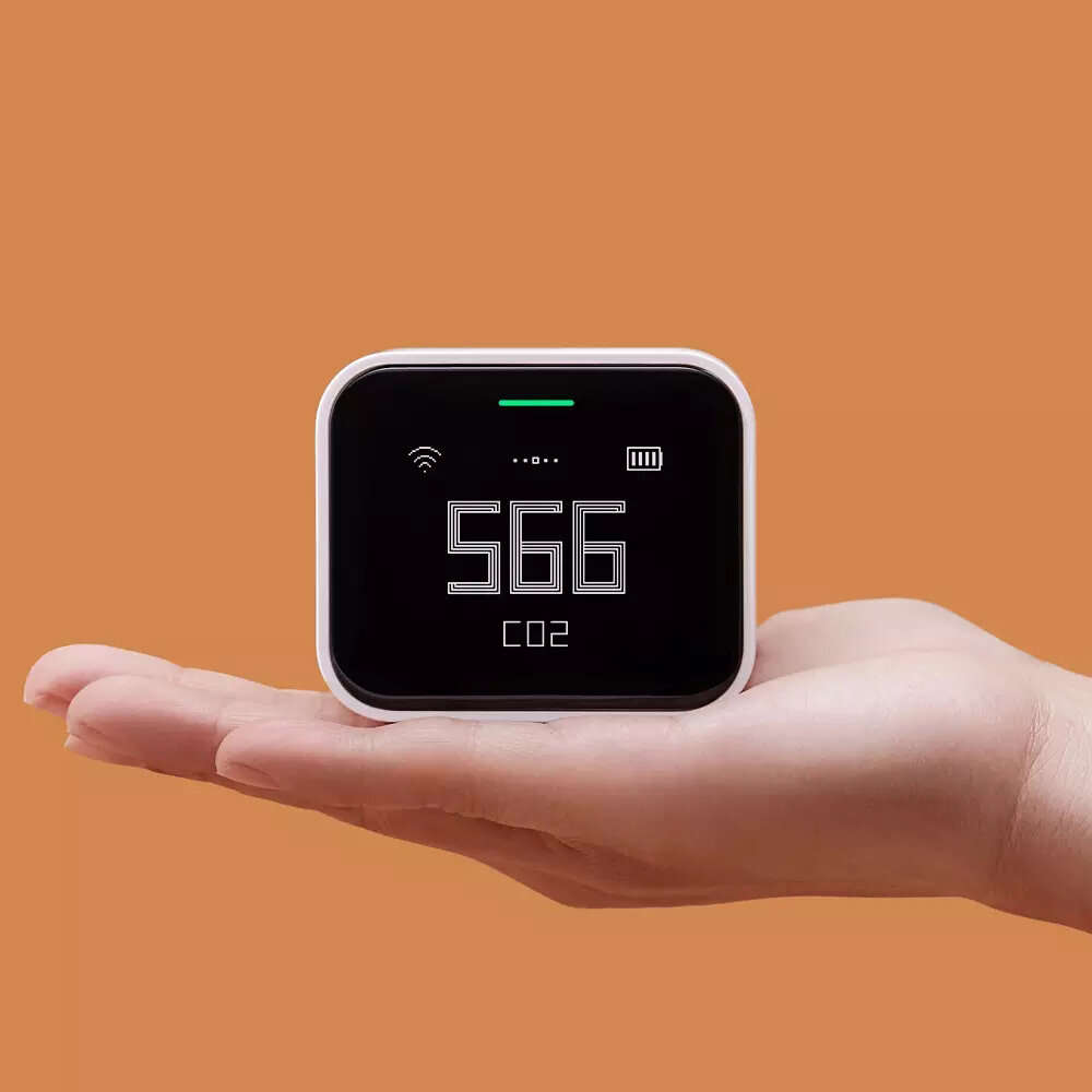 PM2.5/PM10/CO2/Temperature/Humidity 5 In 1 Wifi Air Detector Automatic CO2 Analyzer Monitor bluetoot