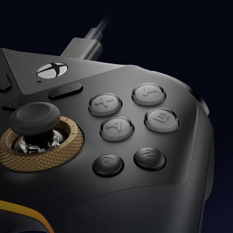 Black - [Xbox Certified] FLYDIGI Vader 5S Wired Controller Forceflex Adjustable Tension Joysticks Fo