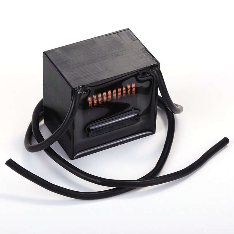 Black - UY10 High Frequency High Voltage Transformer 30KV 23KHz to 130KHz 100W Continuous Power Ozon