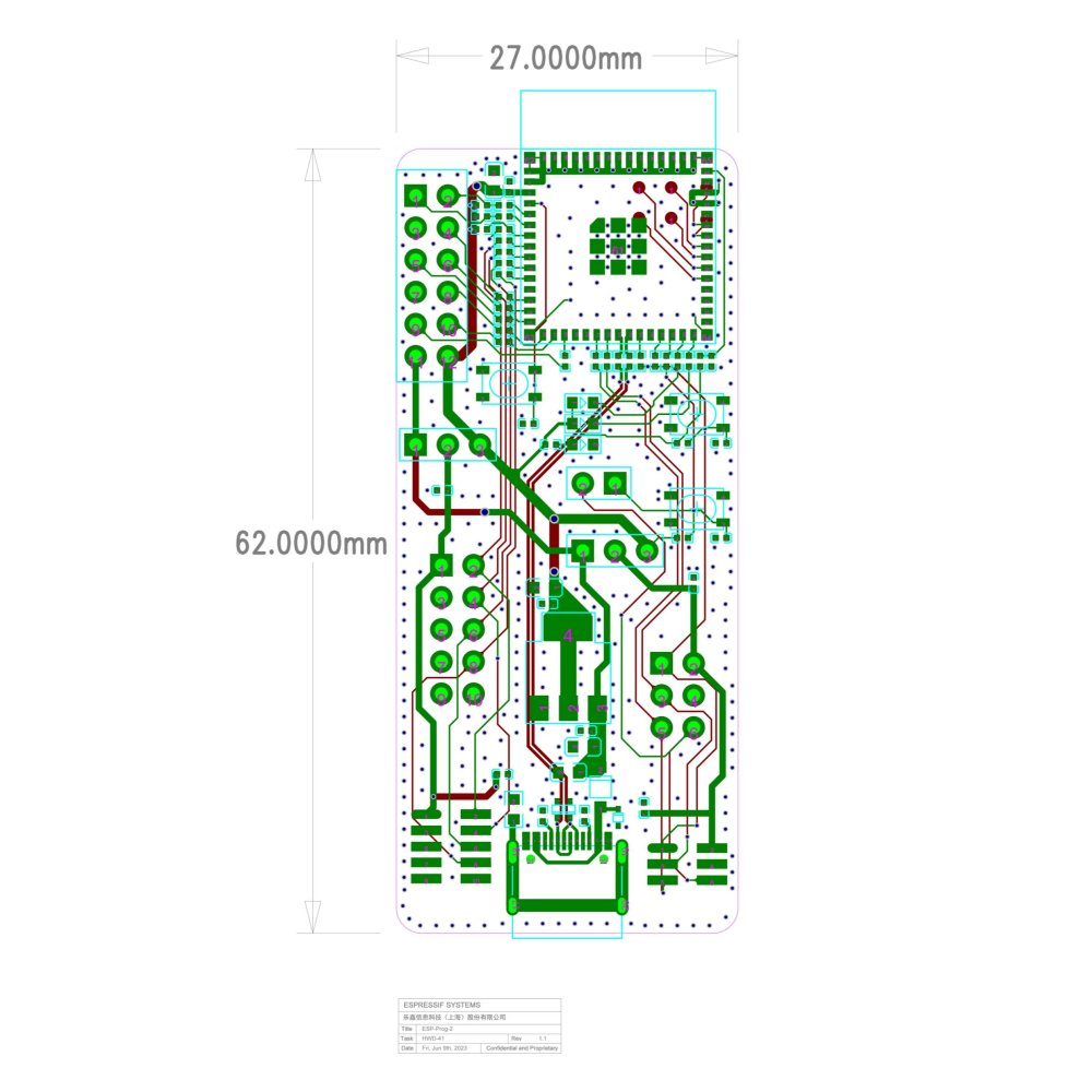 ESP-Prog-2 - ESP-Prog-2 Development Debugger Serial Communication High-Speed JTAG Debugging Firmware