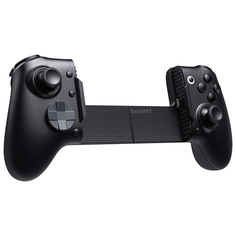 Black - EasySMX M20 Type-C Mobile Gaming Controller with Hall Effect Joystick Extendable 215mm 1KHz