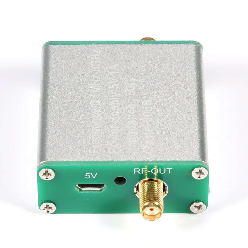#B - 0.01-6GHz Low Noise Amplifier 35dB Gain RF Signal Amplifier SMA Female Type-C Charging Optional