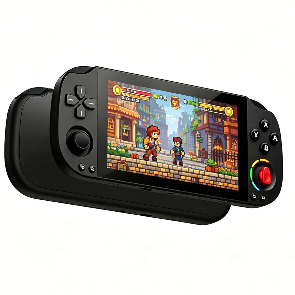 Blue - [64G] GAMEMT PSK5000 Game Console 5-Inch Screen Handheld with Hall Joystick 3GB RAM 32GB ROM