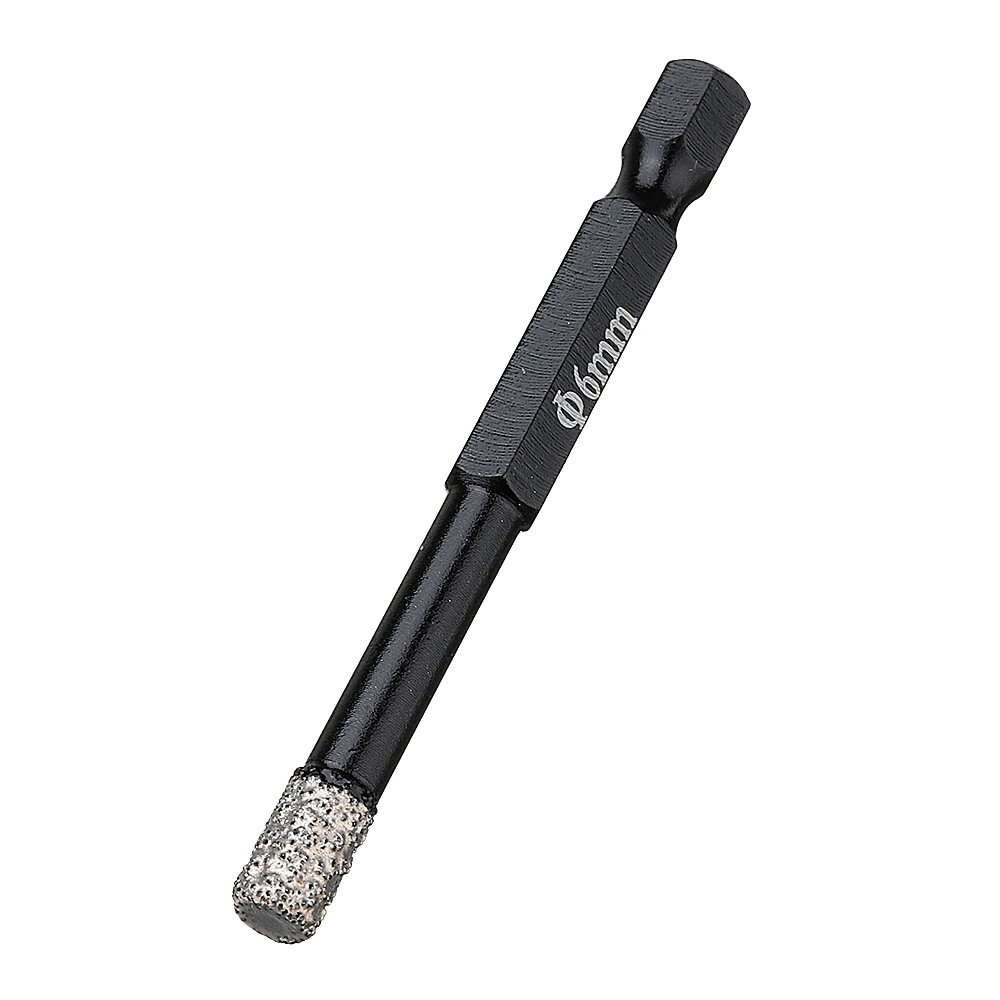 12.0mm - Drillpro 6-14mm Vaccum Brazed Diamond Dry Drill Bits Hole Saw Cutter for Granite Marble Cer