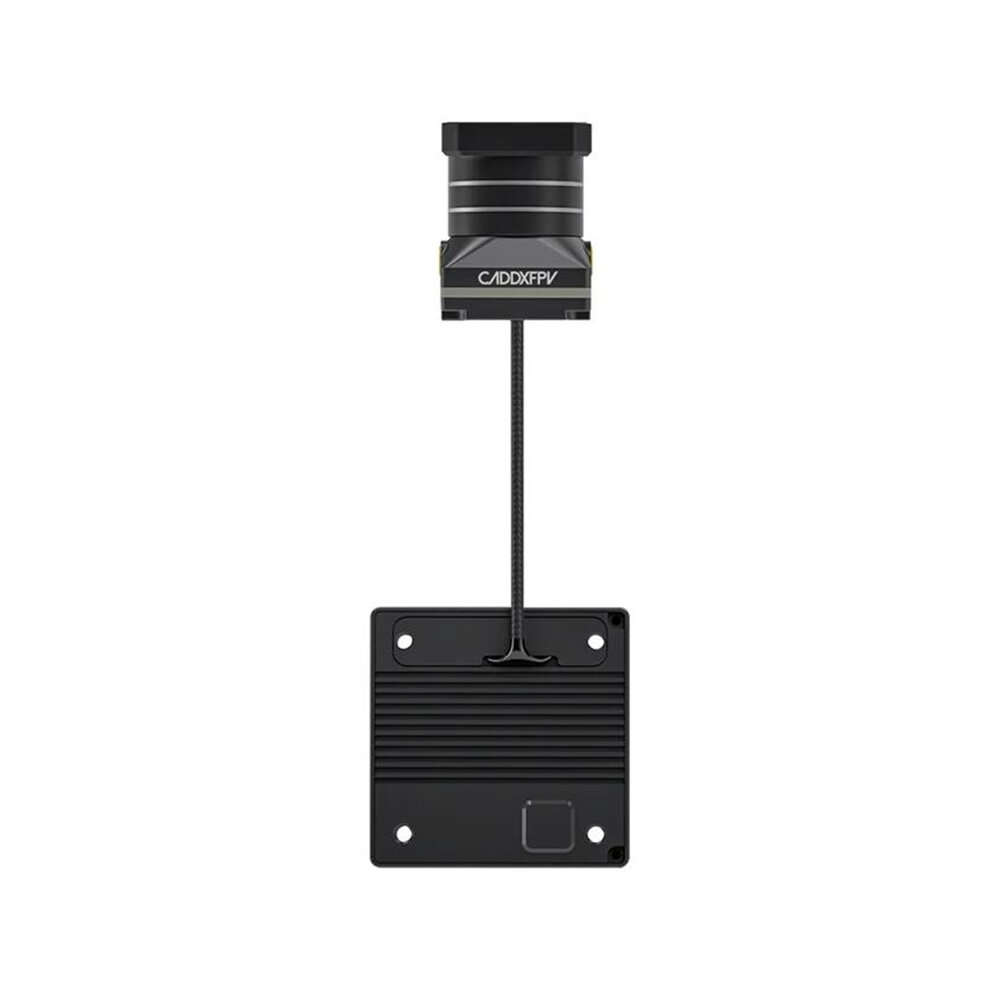 Black - Caddx Moonlight 4K/60FPS Starlight FPV Camera with 1/1.8" Sensor, 160 FOV, Built-in EIS, Gyr