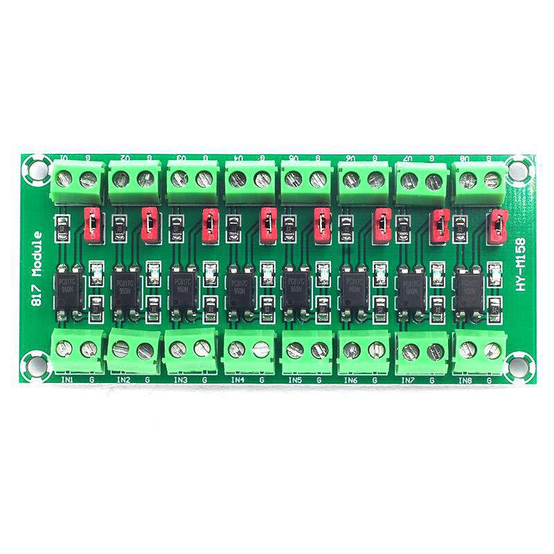 8-way Photoelectric Isolation Module Voltage Isolation Board Control Transfer Drive Board 817 Optoco