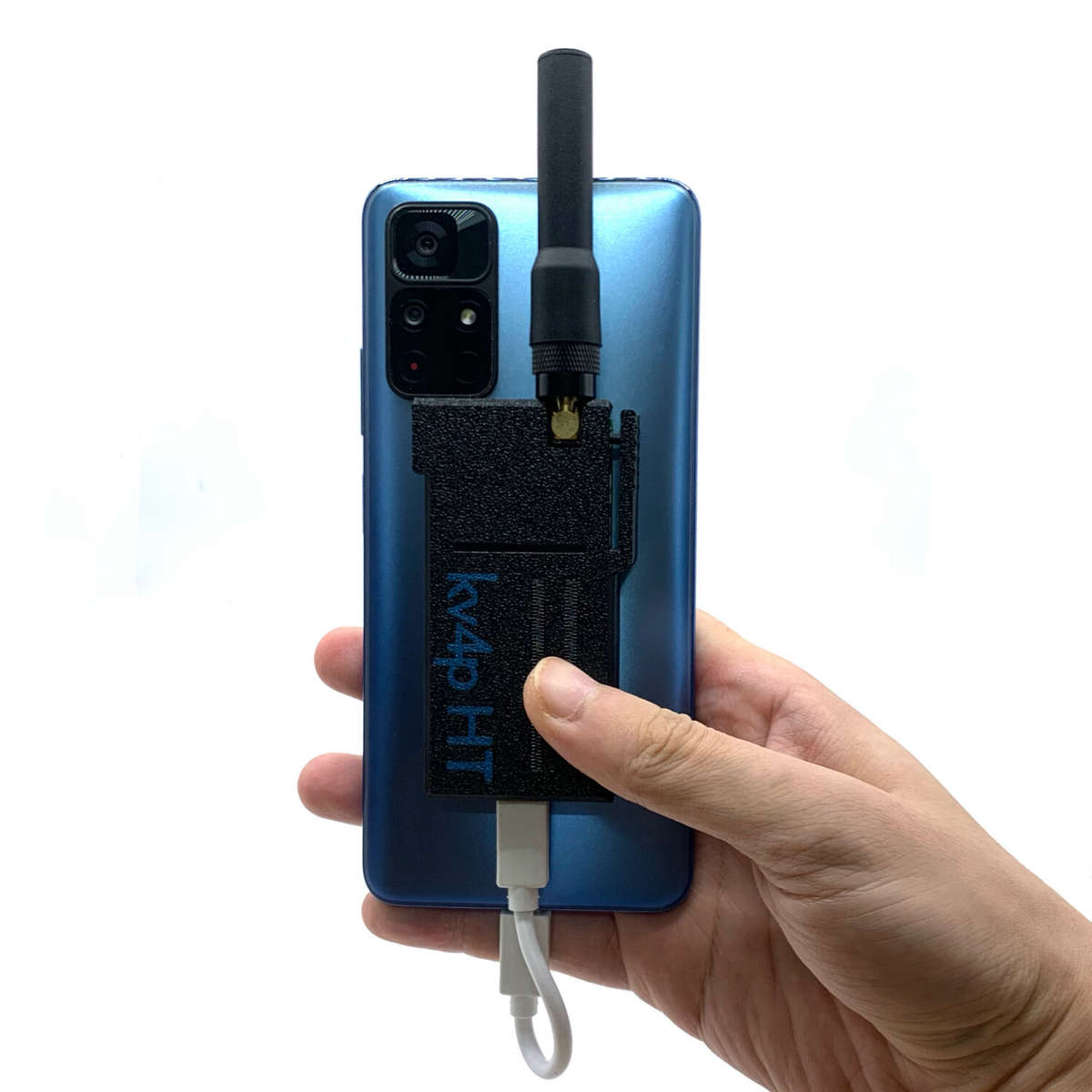 Black - Assembled kv4p HT Ver2.0 Turn Android Phone Into a Modern HAM Radio Transceiver Kits