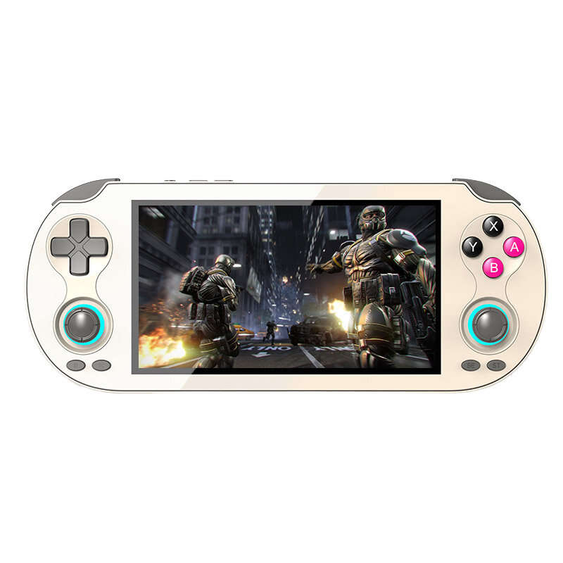Grey - [No Card] ANBERNIC RGVITA Android 12 Handheld Game Console 5.46 Inch IPS T618 Octa Core Hall