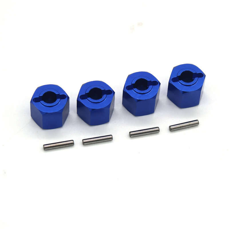 Red - ZD Racing DBX-10 1/10 Remote Control Vehicle Metal Fitting 12mm Hexagonal Connector RC Car Par