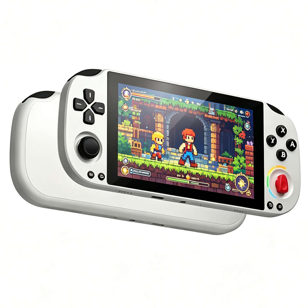 Blue - [64G] GAMEMT PSK5000 Game Console 5-Inch Screen Handheld with Hall Joystick 3GB RAM 32GB ROM