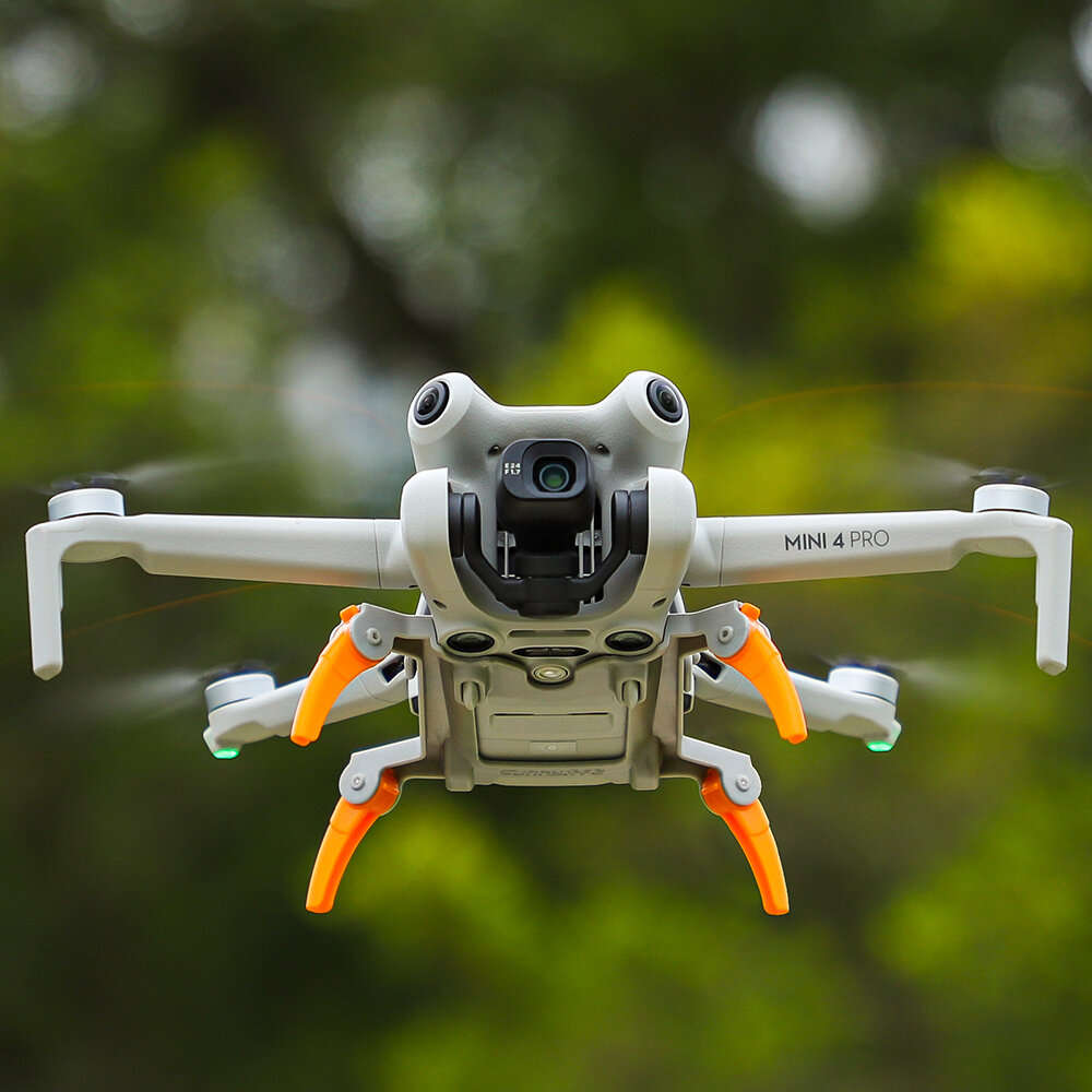 Orange - Sunnylife Foldable Extended Heightening Spider Landing Gear Legs Protector Support for DJI