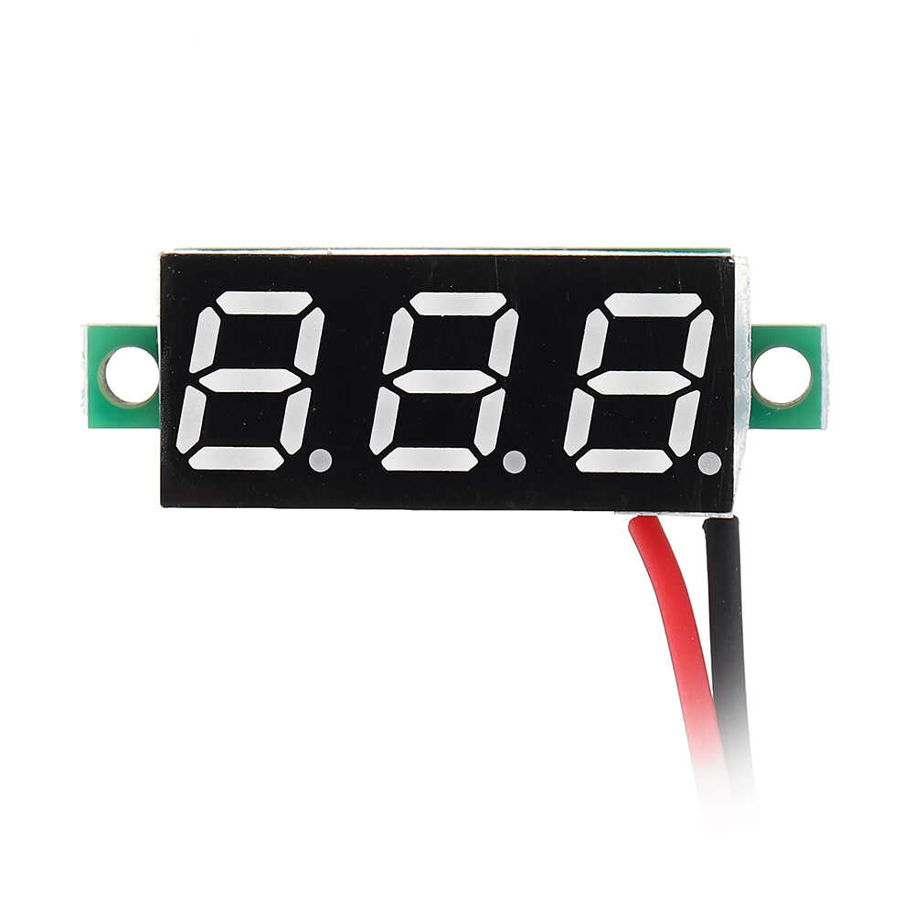 3Pcs Geekcreit Green LED 0.28 Inch 2.6V-30V Mini Digital Volt Meter Voltage Tester Two Line Voltmete
