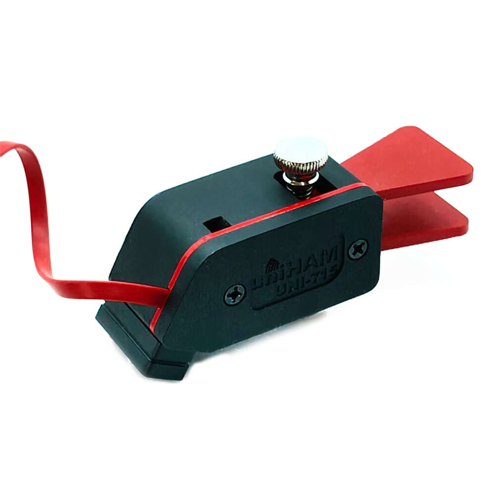 Black - UNI 715 CW Key Ultra Light ABS Construction Silver Plated Contacts Adjustable Tactile Feedba