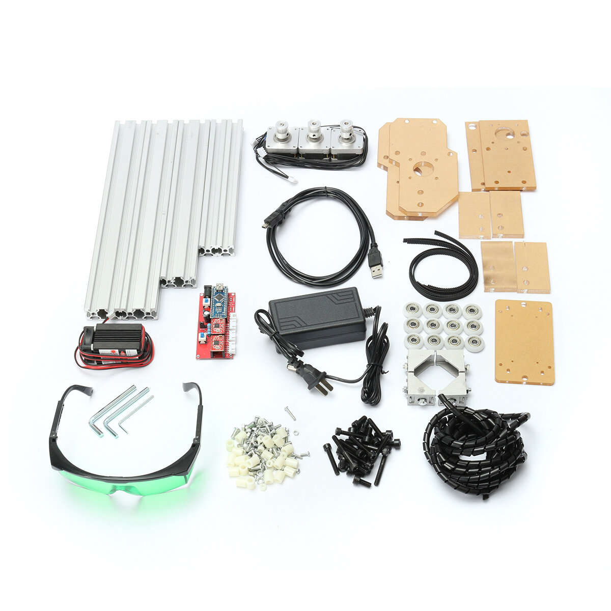 Fanensheng Cnc2017 500Mw 3 Motors Mini Desktop Laser Engraving Engraver Machine Kit Diy Cutter Carve