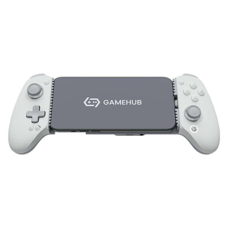 Grey - GameSir G8+ MFi Stretchable Mobile Gaming Controller Type-C Wired Gamepad with Hall Joysticks