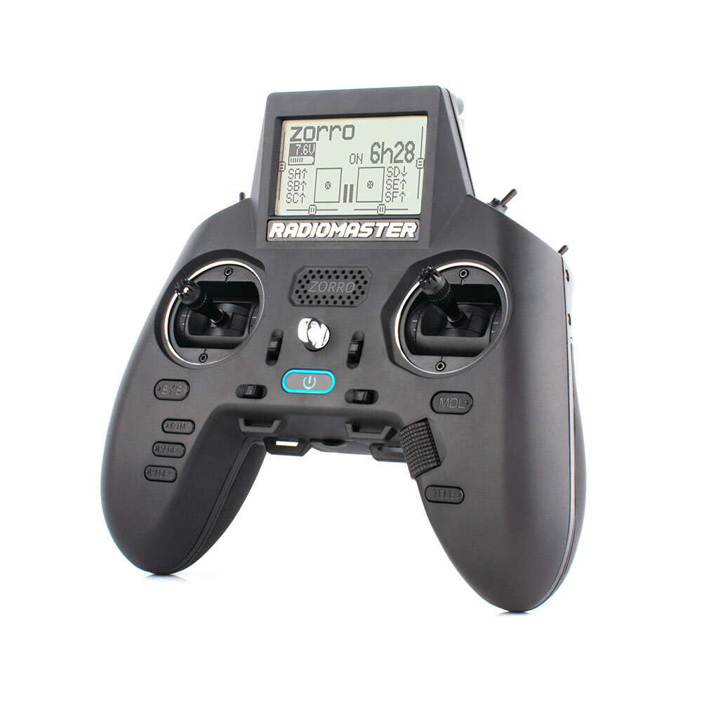 ELRS - RadioMaster Zorro 2.4GHz 16CH Hall Sensor Gimbals JP4IN1/ELRS Multi-protocol OpenTX/EdgeTX Sy