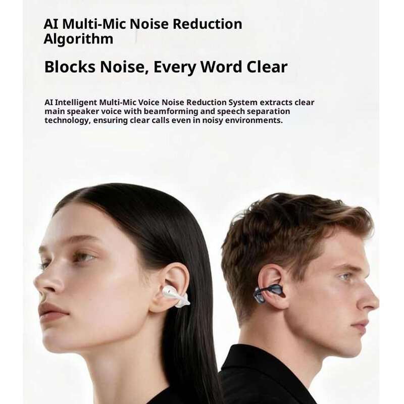 Purple - ASUS Adol J15 OWS Headset Wireless bluetooth 6.0 Earphone 12mm Dual Magnetic Diaphragm 360
