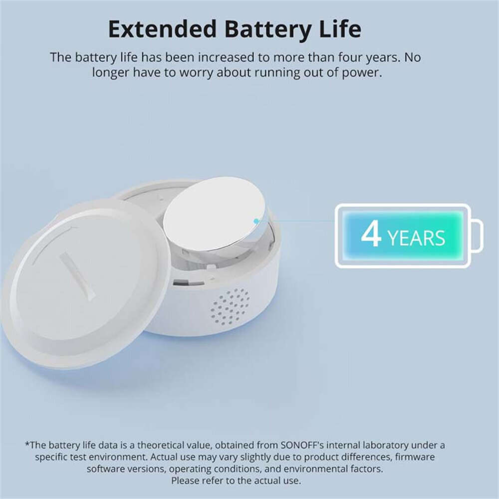 Sonoff SNZB-02P Zigbee 3.0 Temperature and Humidity Sensor High Precision Swiss Sensor Custom Alerts
