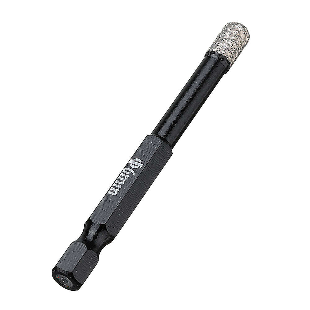 12.0mm - Drillpro 6-14mm Vaccum Brazed Diamond Dry Drill Bits Hole Saw Cutter for Granite Marble Cer